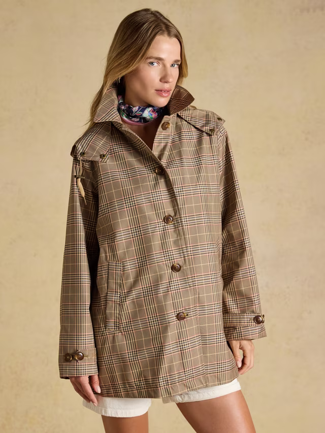 Joules Rainmore Waterproof Button-Through Raincoat-Moffitts