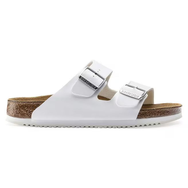 Birkenstock Arizona White Classic Two-Strap Sandals