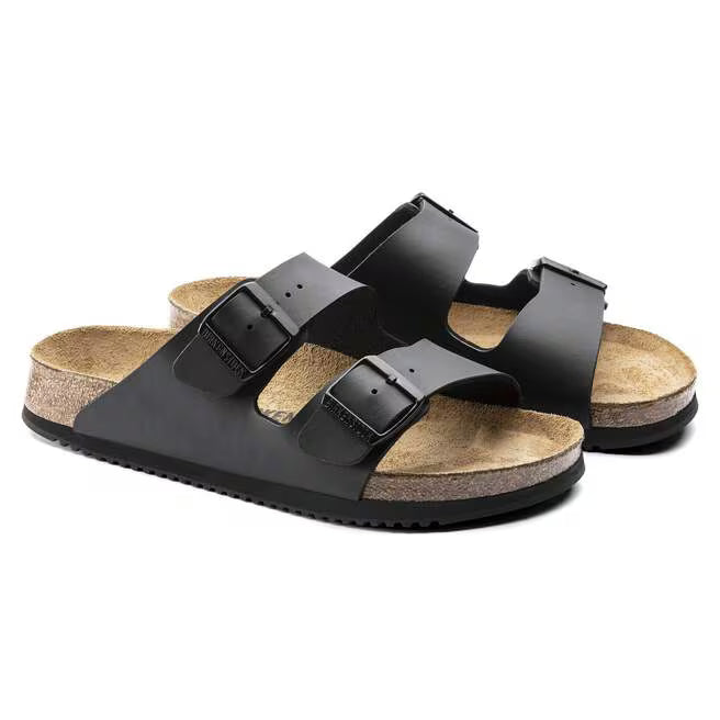 Birkenstock Arizona Black Classic Two-Strap Sandals