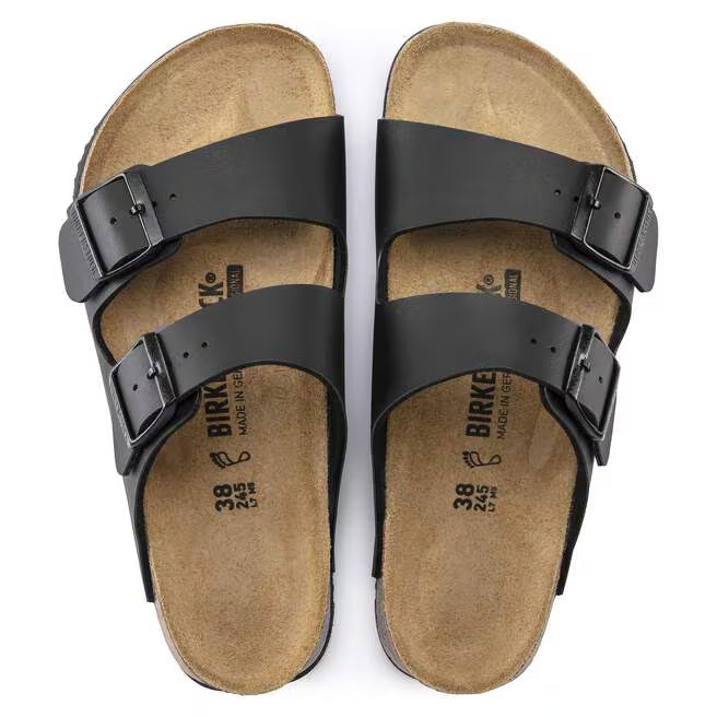 Birkenstock Arizona Black Classic Two-Strap Sandals