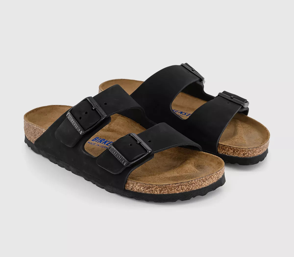 Birkenstock Arizona Black Premium Two-Strap Sandals