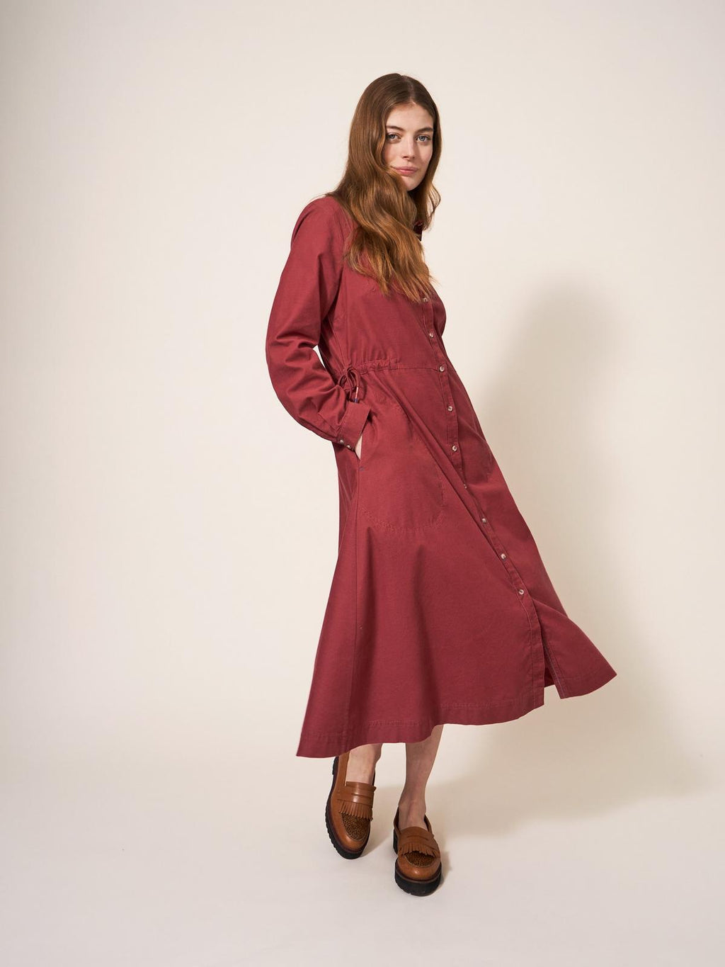 White Stuff Jade Shirt Mid Plum