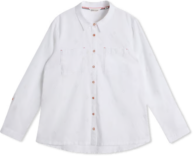 White Stuff Sophie Organic Cotton Shirt - Pale Ivory