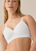 Naturana Soft Padded Bra - White