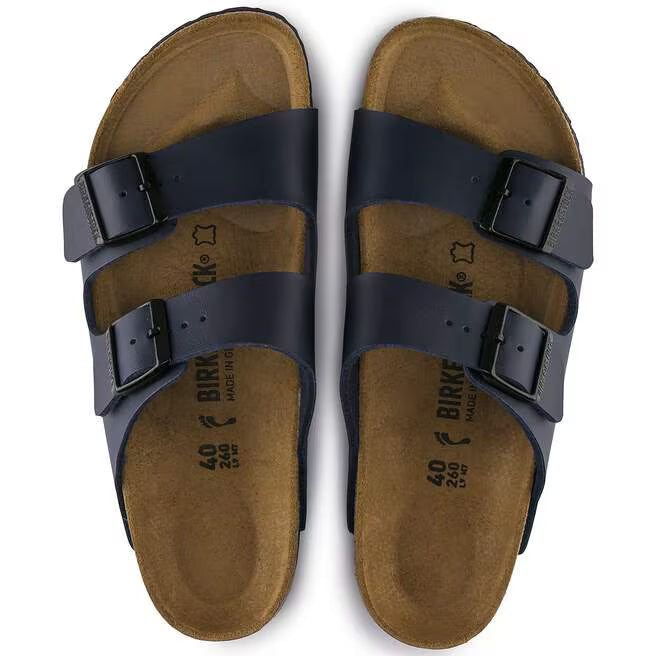 Birkenstock Arizona Navy Classic Two-Strap Sandals