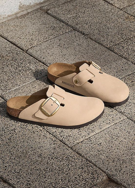 Birkenstock Boston Big Buckle Sandcastle |MOFFITTS