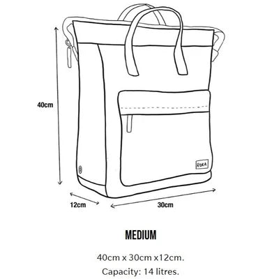Roka Bantry B Grey Backpack Vegan
