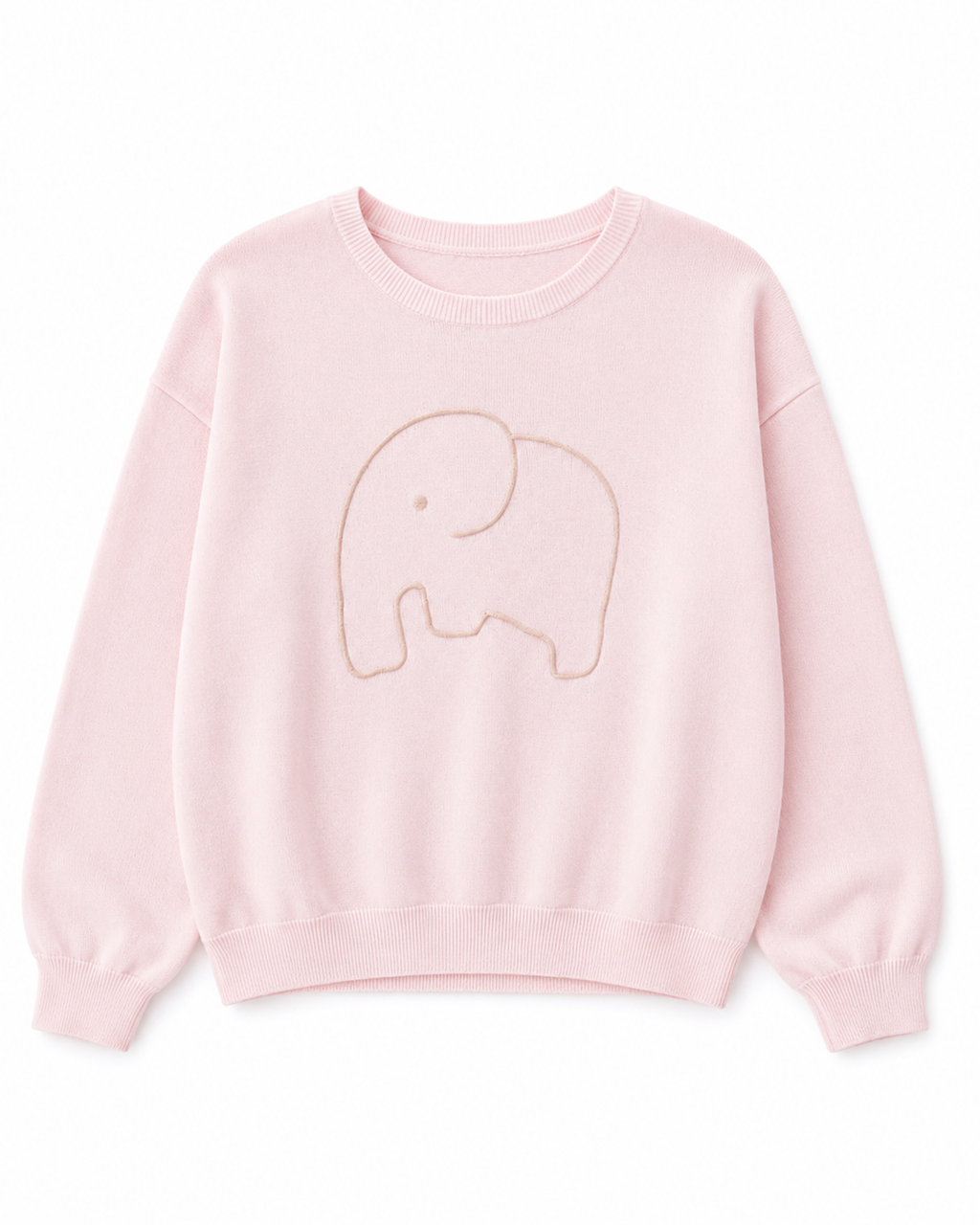 Alice Collins Baby Pink Elephant Sweater