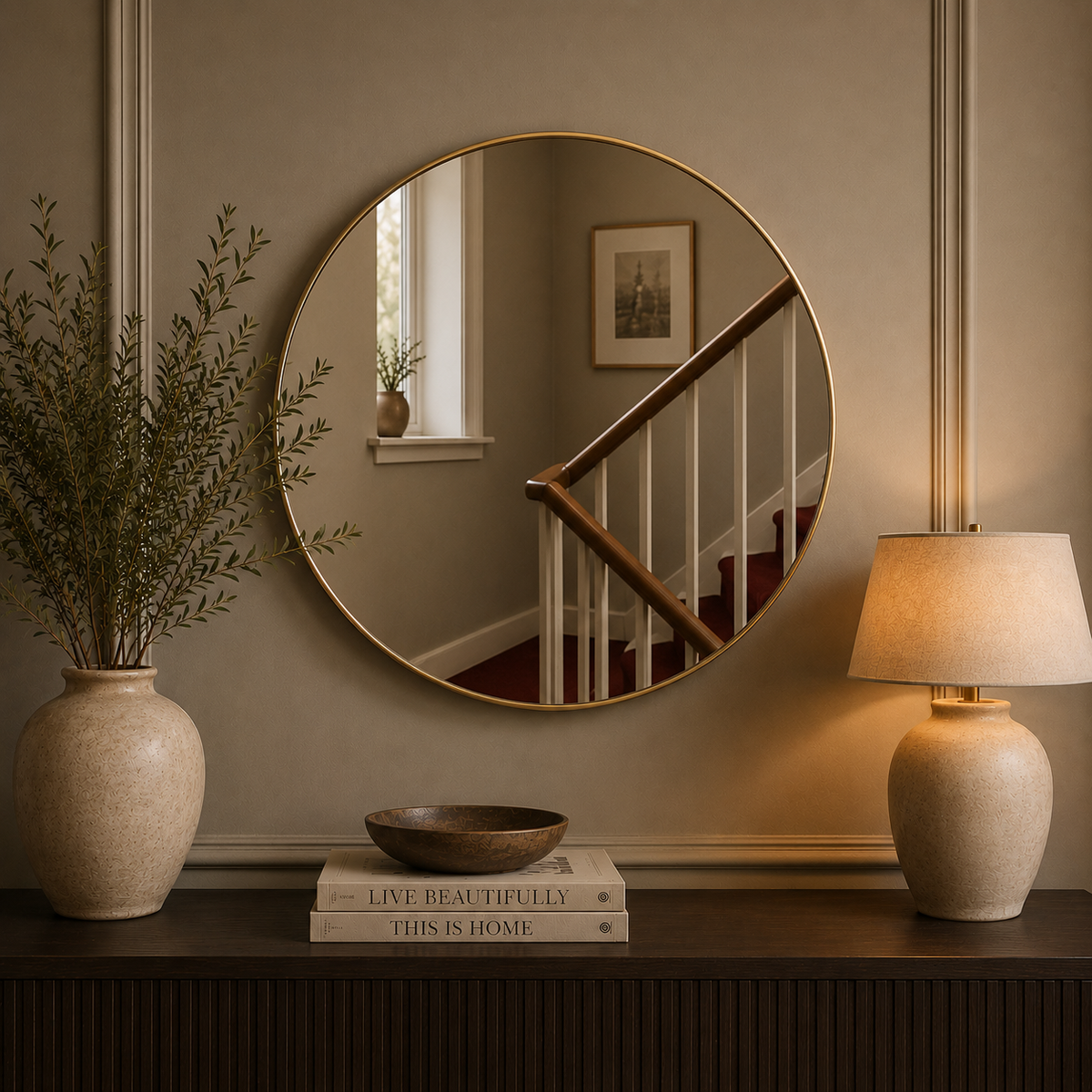 Gold Ring Mirror