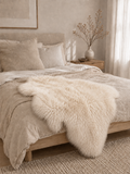 Shepard of Sweden Sheepskin Fur Throw Genuine Sheepskin