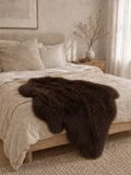 Shepard of Sweden Sheepskin Fur Throw Genuine Sheepskin