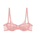 Comfort Allure Underwired Balconette Bra, Black, Light Pink