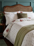 Laura Ashley Pallington Ruby 100% Cotton Duvet Cover Set