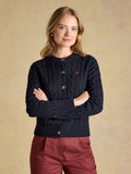 Joules Cable Cardigan - Navy