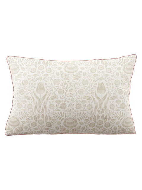 Laura Ashley Natural Coral Ashstead Damask 100% Cotton Reversible 200 Thread Count Duvet Cover Set