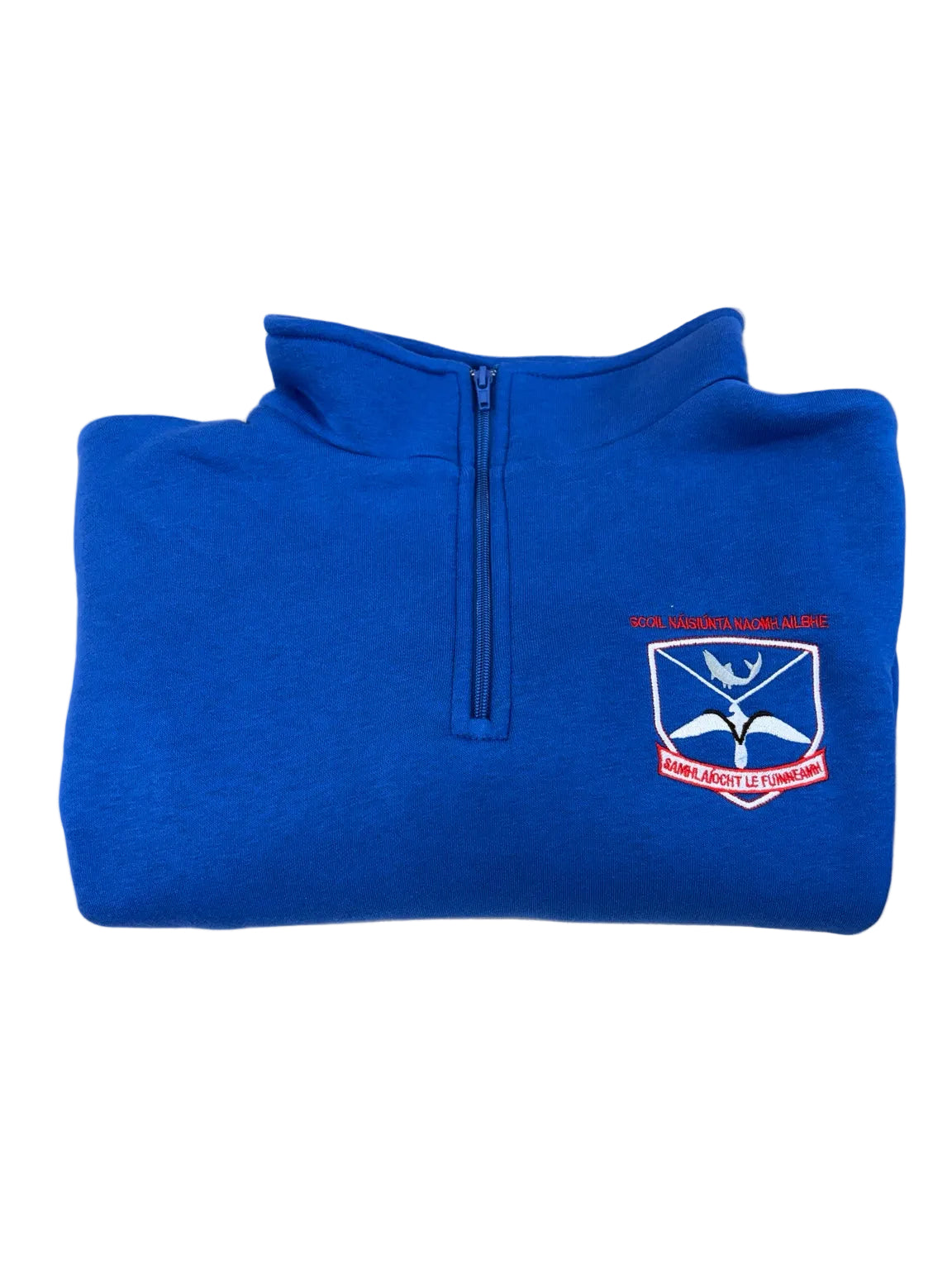 Scoil Naisiunta Naomh Ailbhe Sligo - school jumper Quarter Zip - Blue