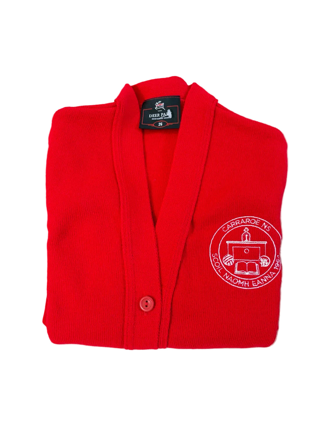 Carraroe NS Scoil Naomh Eanna Sligo School Jumper - Red