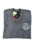 Carraroe NS Jumper - Scoil naomh Eanna Sligo -Grey V-Neck- School jumper