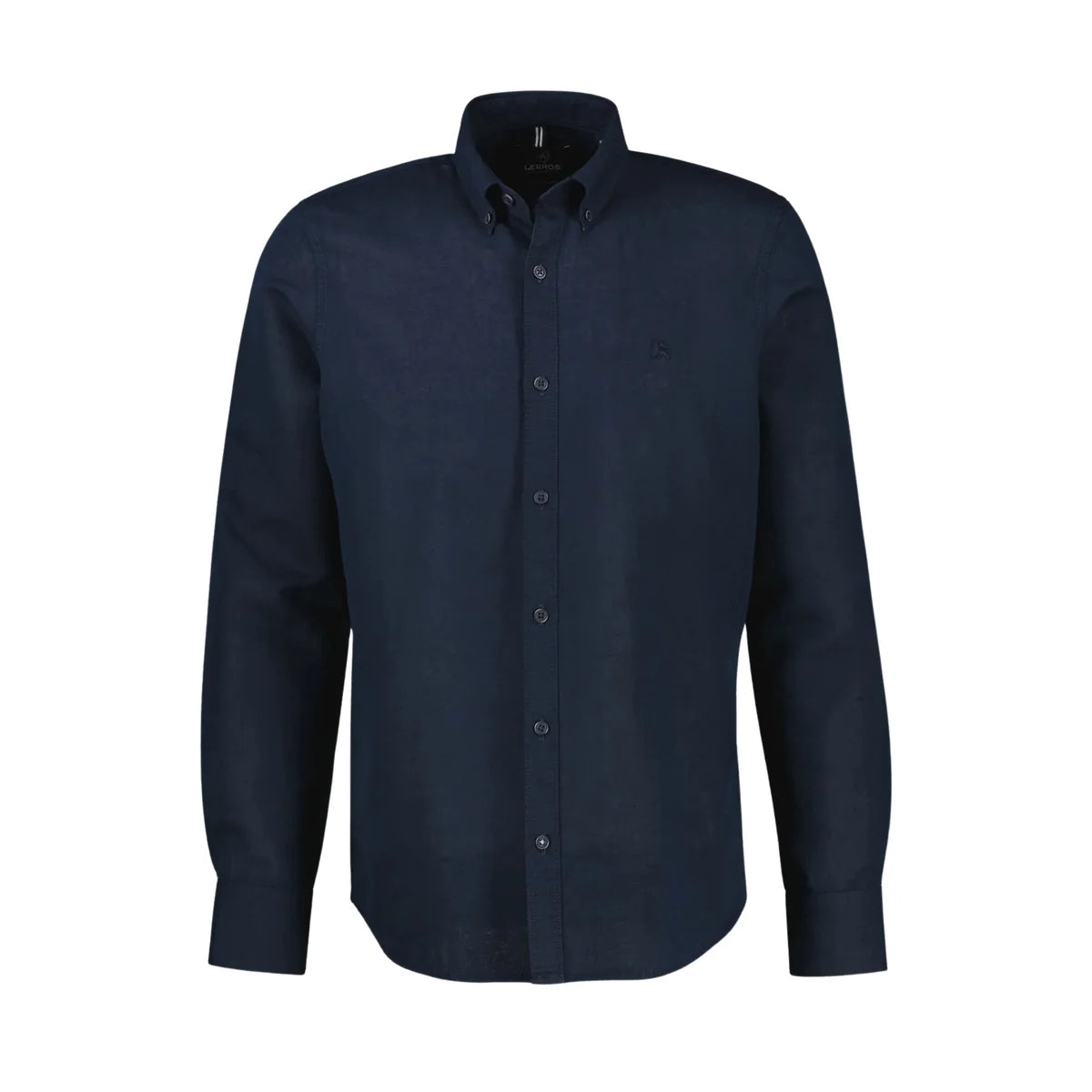 Lerros Men's Navy Oxford Weave Shirt