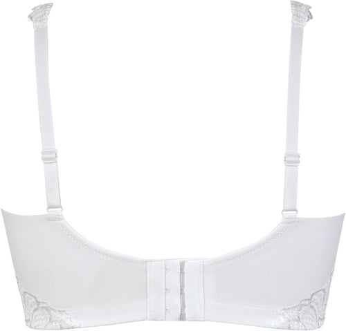 Naturana Padded non wire Bra - White lace detail