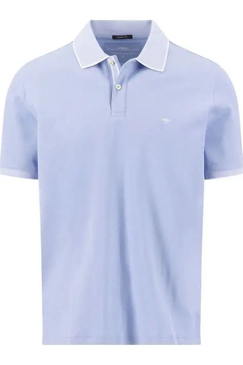 Fynch hatton baby blue polo shirt