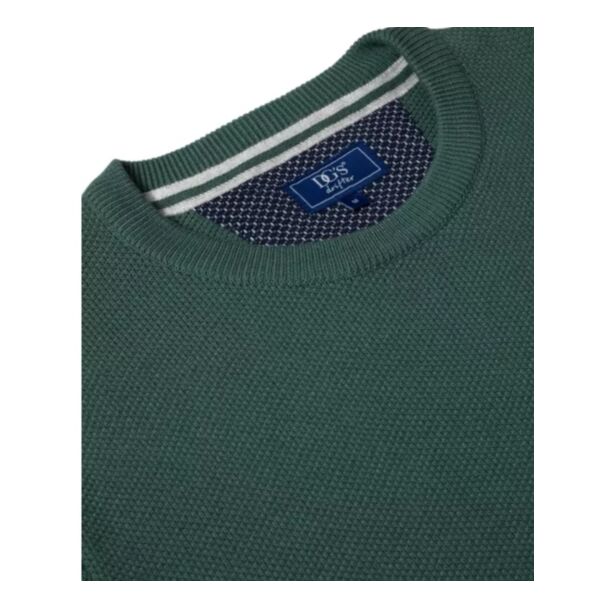 DG's Drifter Men's Sage Green Crew Neck Jumper