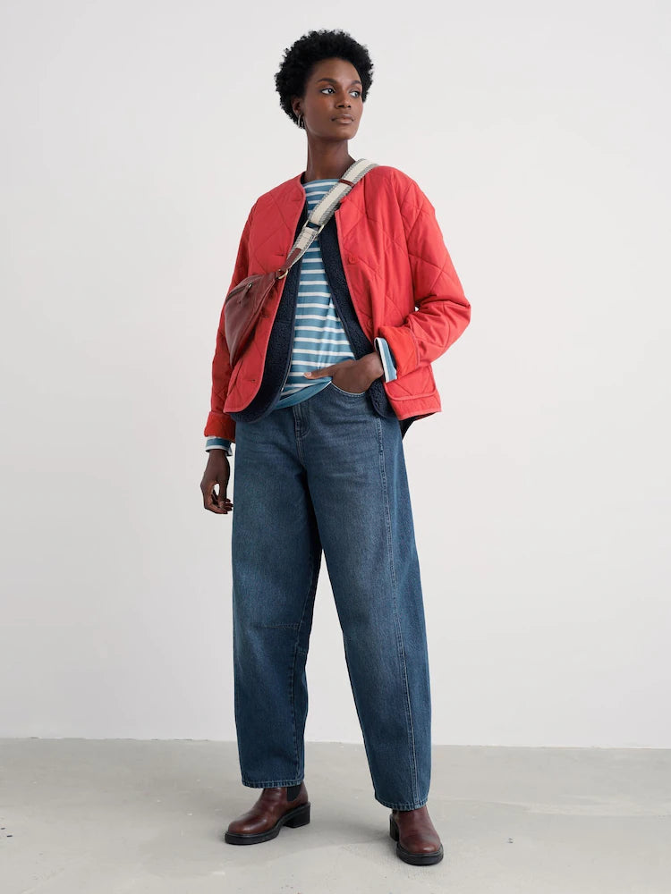 Seasalt Cornwall Red Quilted Jacket