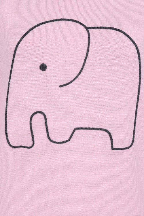 Alice Collins Baby Pink Elephant Sweater