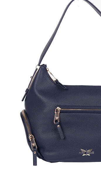 Pepe Moll Tinia V9 Navy Vegan Shoulder Bag