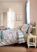 Laura Ashley Alford Meadow Delphinium Blue Floral Duvet Cover Set