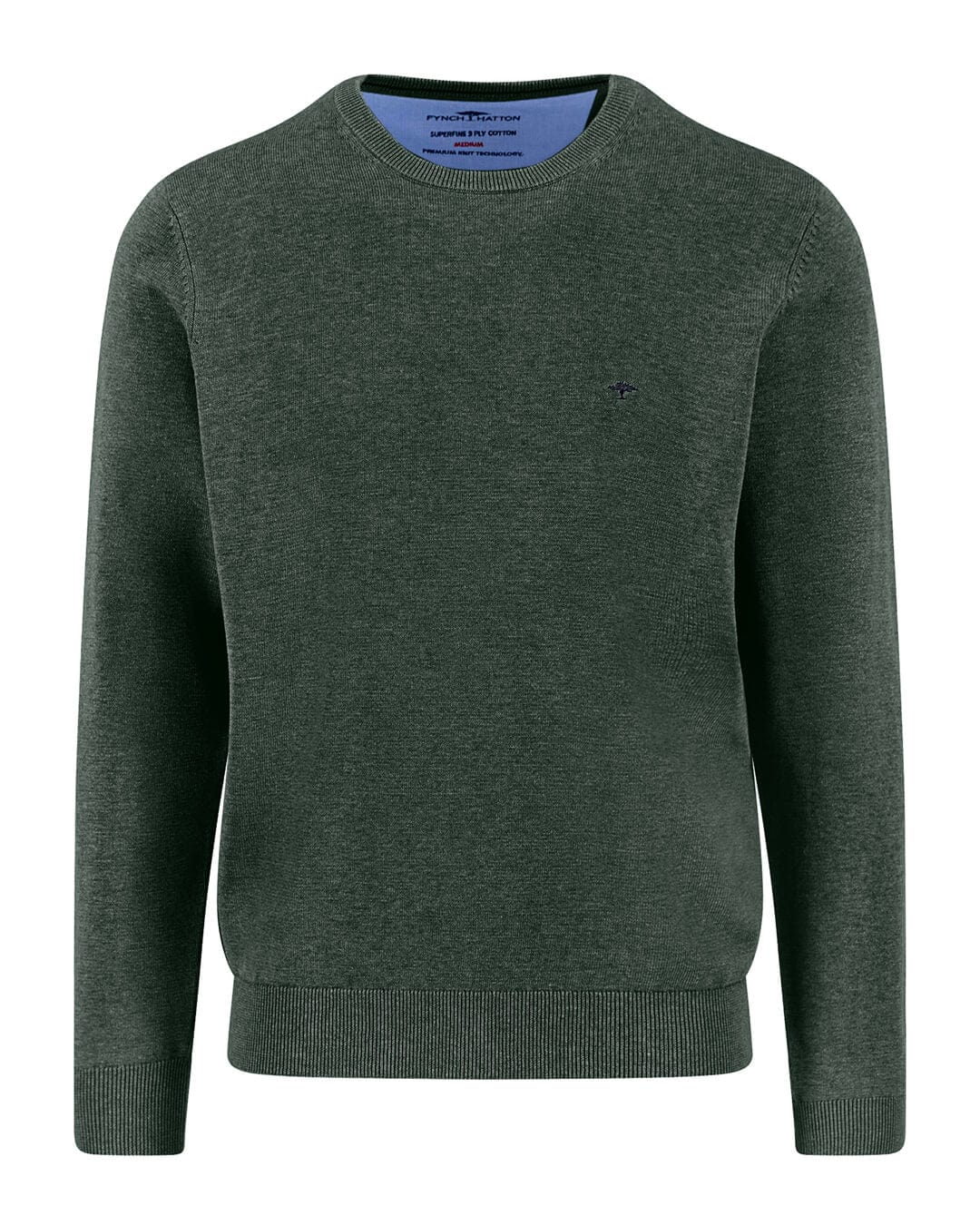 Fynch hatton teal green Knit Jumper