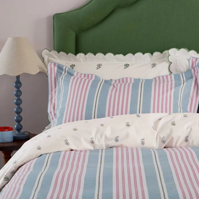 Joules Come Rain Or Shine Duvet Cover SET, Multi 100% Cotton