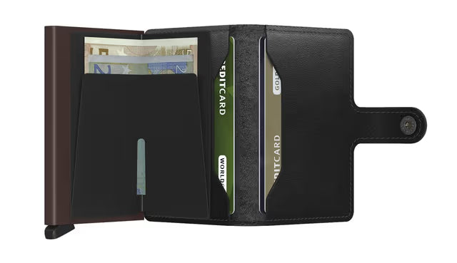 Secrid miniwallet- Black & brown