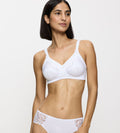 Triumph Doreen Cotton non-wired bra in white