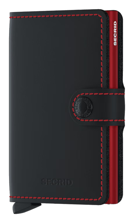 Secrid Miniwallet - Black & Red