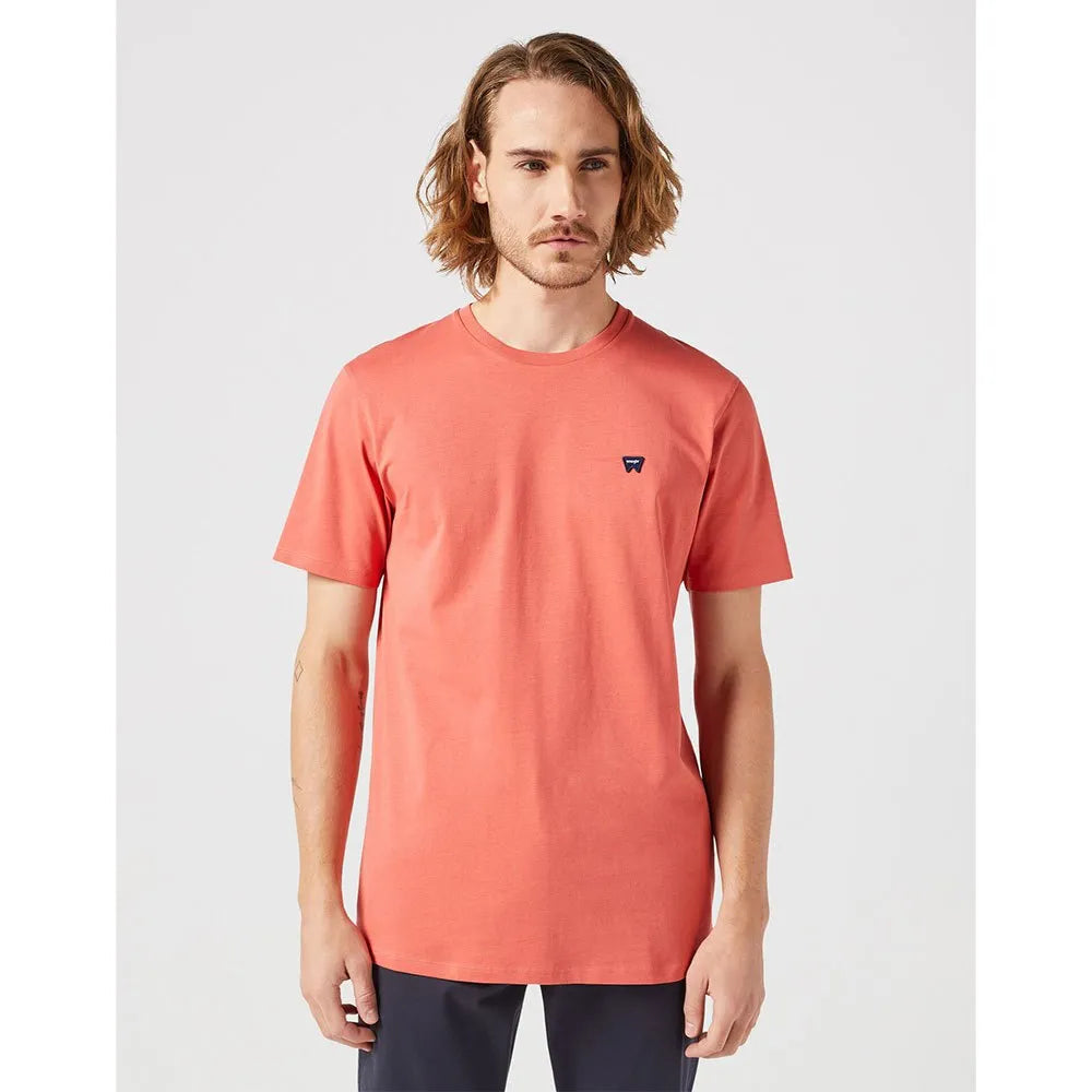 Wrangler Sign Off T-Shirt - Burnt Sienna